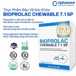 Thực phẩm bảo vệ sức khỏe: Bioprolac chewable 7.1 SP (Hộp 60 viên)