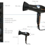 Máy sấy tóc 1900 - 2300W BlueStone HDB-1958