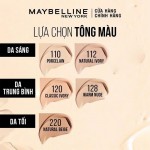 Kem nền kiềm dầu chống nắng Maybelline Fit Me Matte+Poreless SPF22
