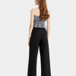 Áo 2 dây caro nhún thun thắt nơ hông