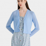 Áo cardigan cổ V tay dài