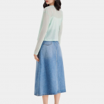 Áo cardigan cổ V tay dài