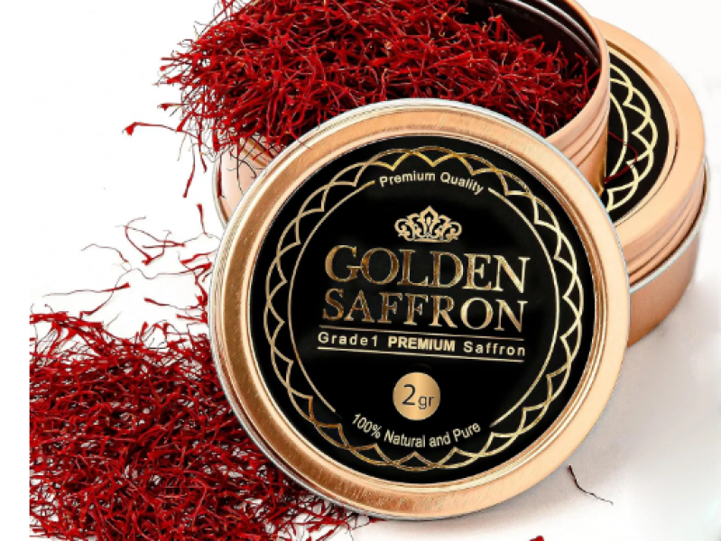 SỢI NGHỆ TÂY ĐỎ NGUYÊN CHẤT HẢO HẠNG - PACIFIC PLAZA IMPORTS FULL THREAD GREEK SAFFRON 2 GRAM JAR