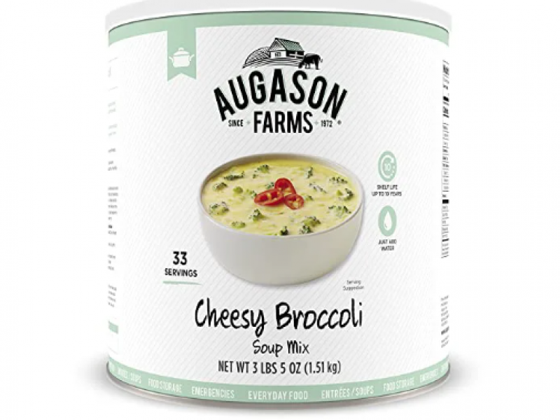 HỖN HỢP SÚP VỊ BÔNG CẢI XANH PHÔ MAI AUGASON FARMS CHEESY BROCCOLI SOUP MIX (1 PACK), 54 OZ