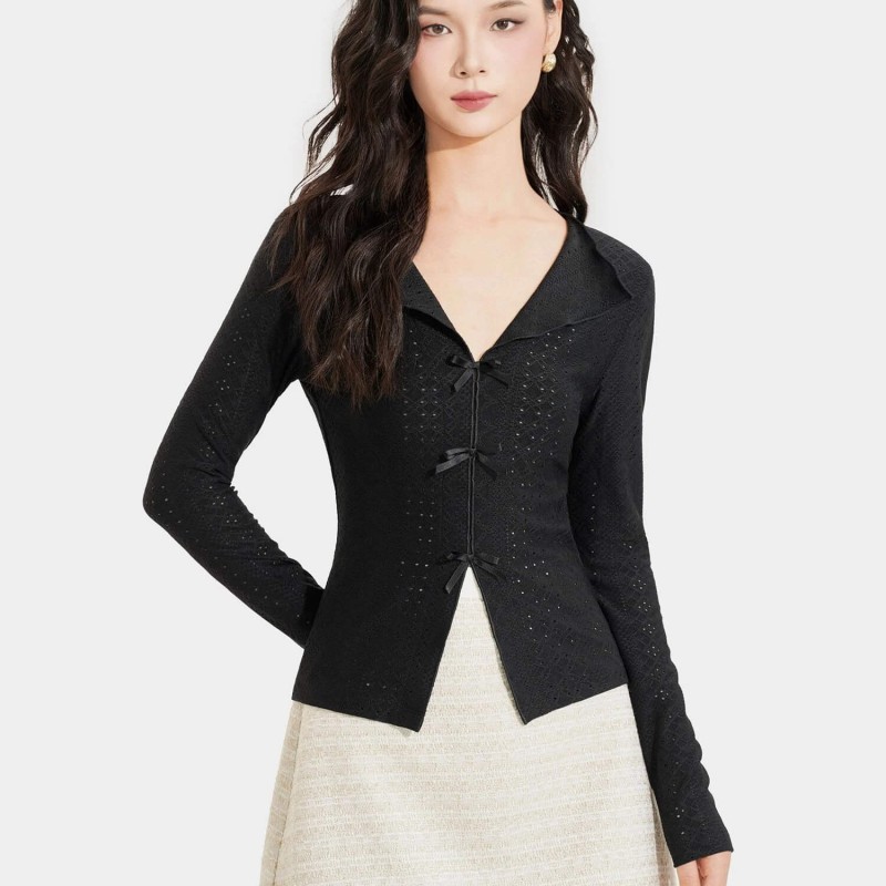 Váy mini tweed form A phối viền