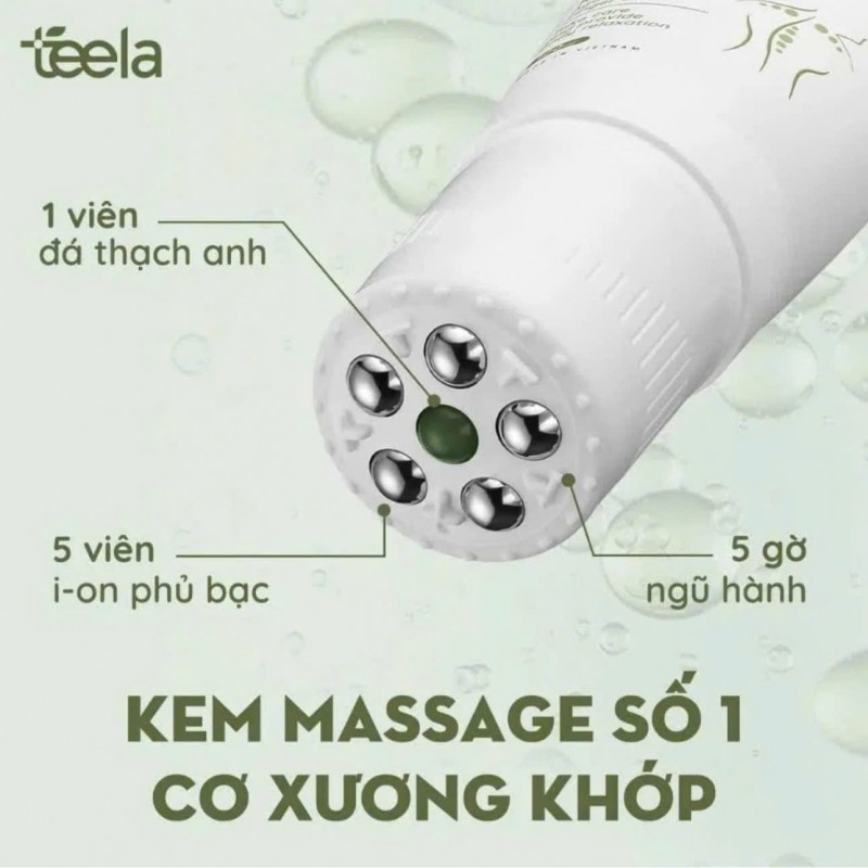 Kem massage Teela giảm đau cơ xương khớp