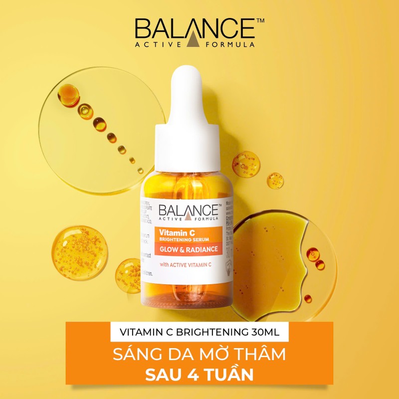 Serum BALANCE Active Formula Vitamin C Brightening làm Sáng Da (Chai 30ml)
