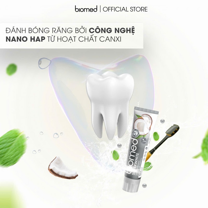 Kem đánh răng chăm sóc Biomed superwhite 100g