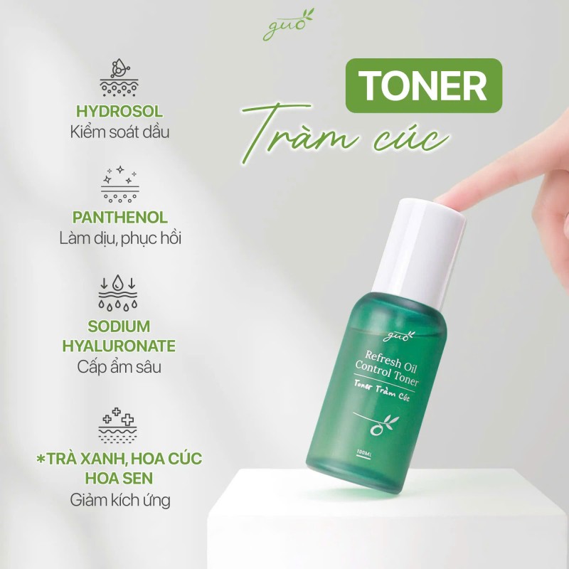 Toner Tràm Cúc GUO – Refresh Oil Control Toner GUO