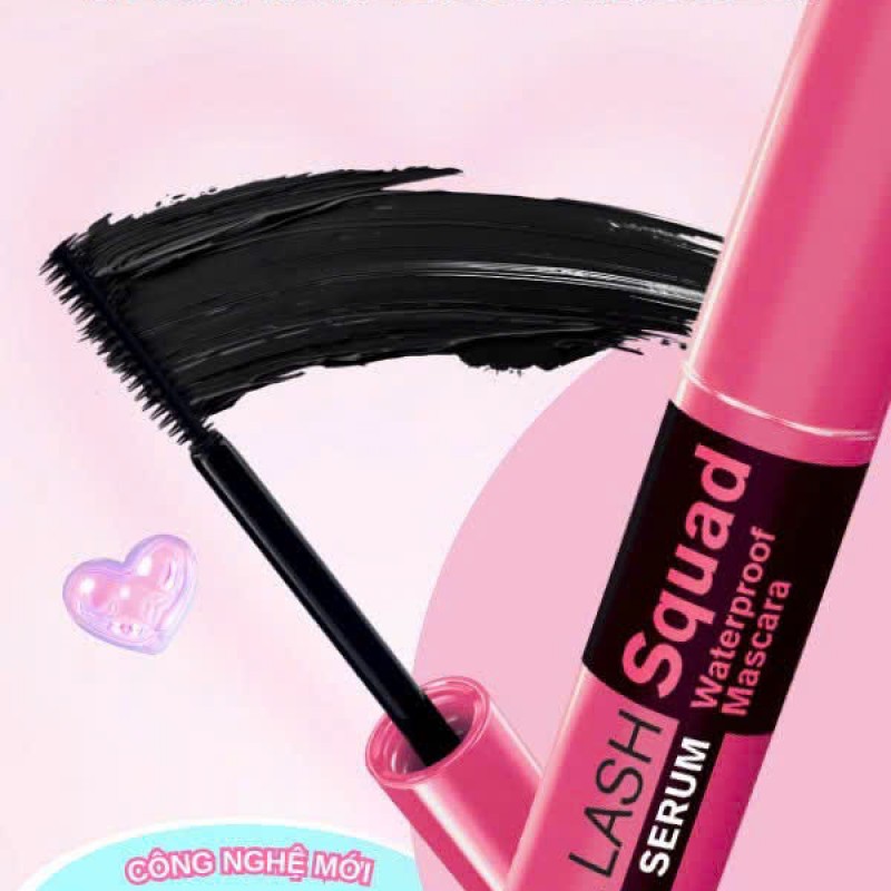 Silkygirl Chuốt mi Lash Squad Serum Waterproof Mascara