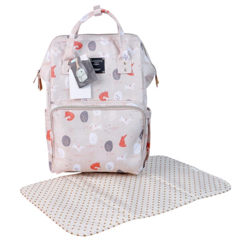 Balo cho mẹ Bebamour màu be 