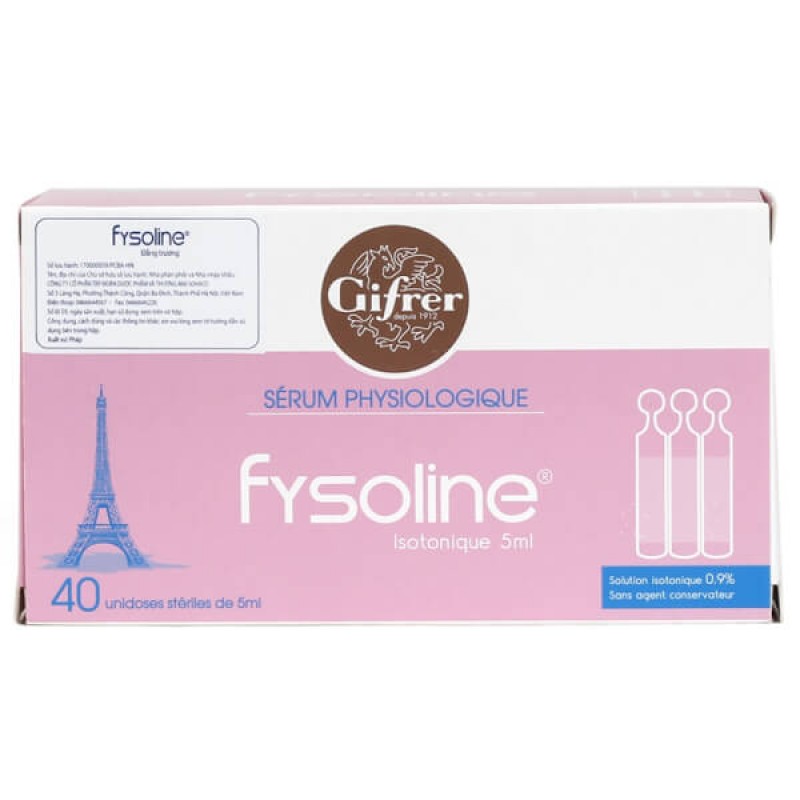 Nước muối sinh lý Fysoline 