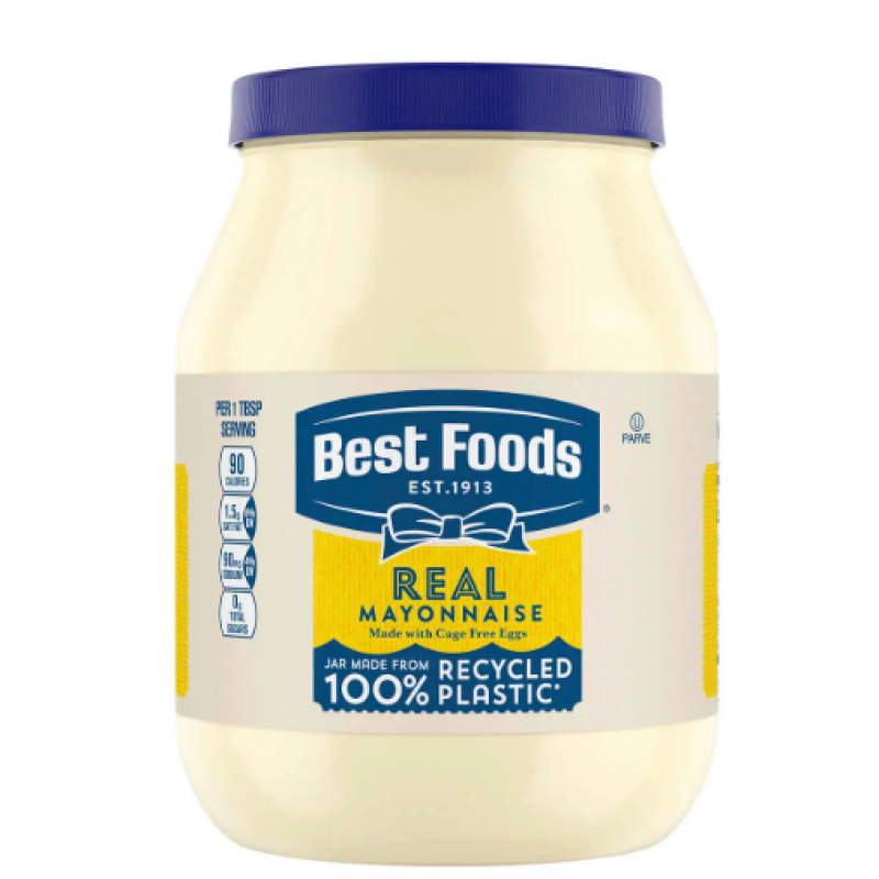 SỐT MAYONNAISE - BEST FOODS, REAL MAYONNAISE, 64 OZ