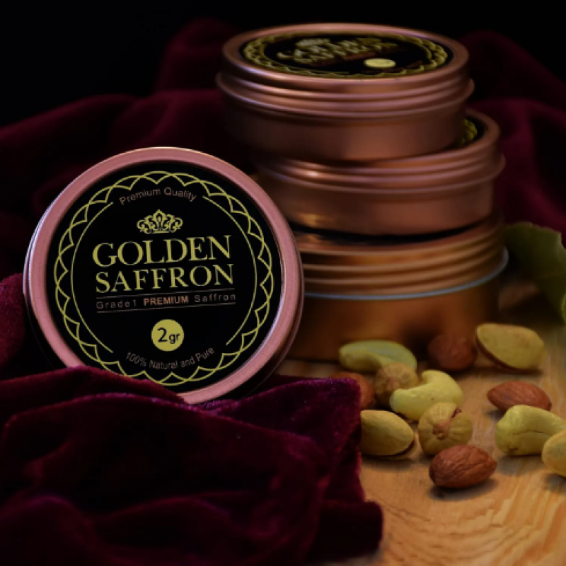 SỢI NGHỆ TÂY ĐỎ NGUYÊN CHẤT HẢO HẠNG - PACIFIC PLAZA IMPORTS FULL THREAD GREEK SAFFRON 2 GRAM JAR